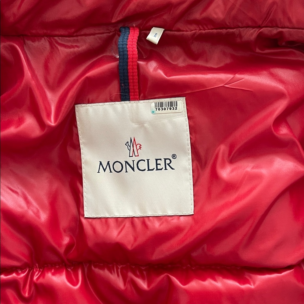 Moncler Vibrant Red Quilted Vest - Picture 4 of 5